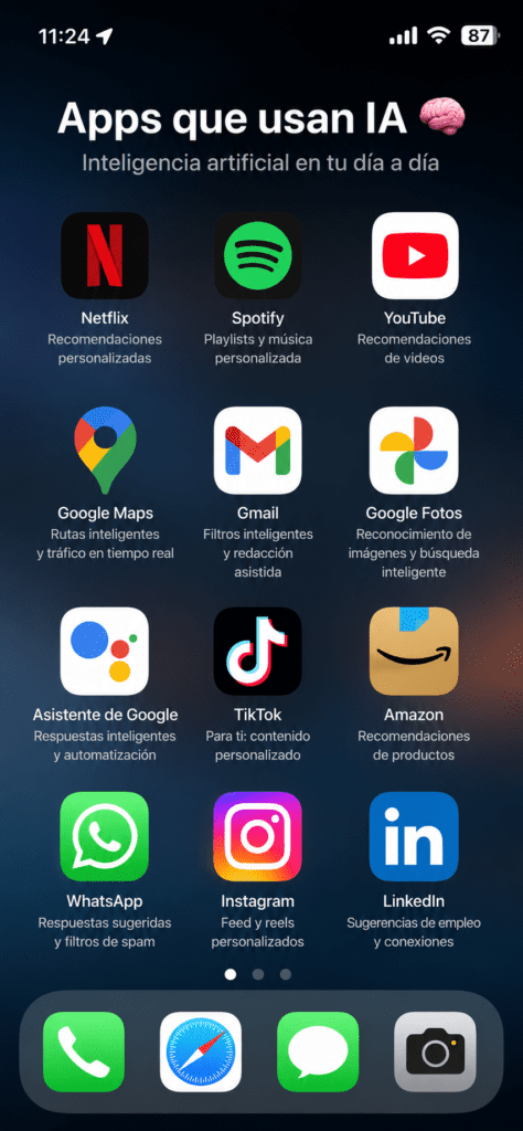 que es inteligencia artificial guia principiantes ejemplos vida diaria movil apps