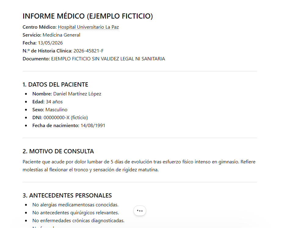 IA para médicos en España 2026 documentación clínica Claude
