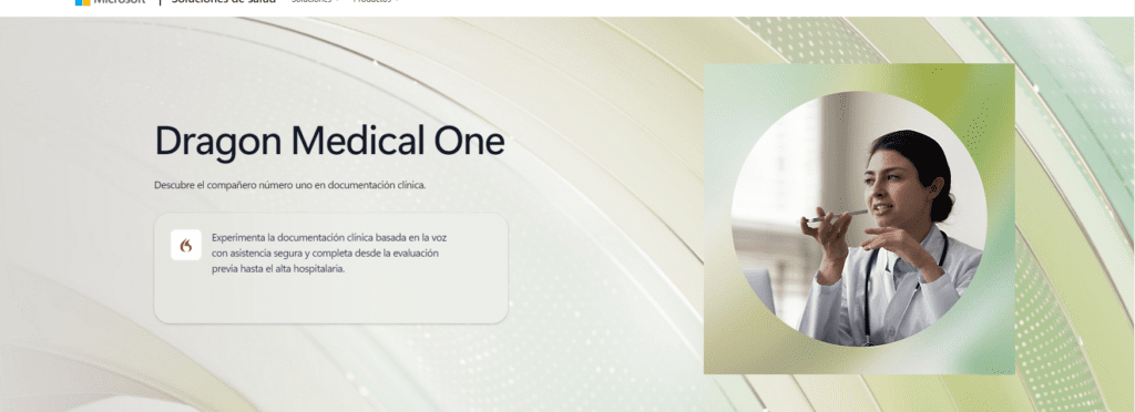 Dragon Medical One IA para médicos en España 2026